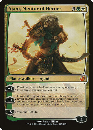 Ajani, Mentor of Heroes [Journey into Nyx] | Mindsight Gaming