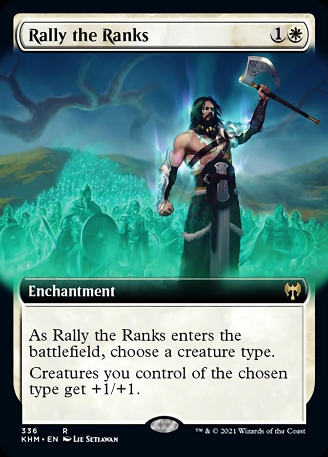 Rally the Ranks (Extended Art) [Kaldheim] | Mindsight Gaming