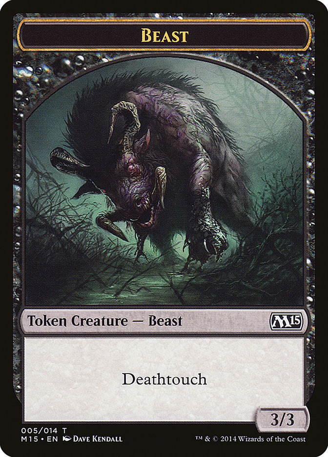 Beast (005/014) [Magic 2015 Tokens] | Mindsight Gaming