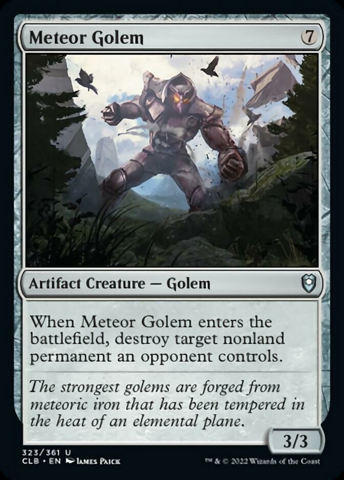 Meteor Golem [Commander Legends: Battle for Baldur's Gate] | Mindsight Gaming