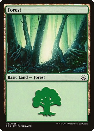 Forest (63) [Duel Decks: Mind vs. Might] | Mindsight Gaming