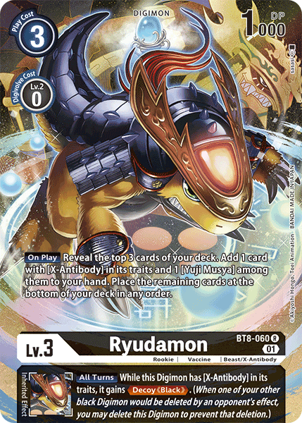 Ryudamon [BT8-060] (Alternate Art) [New Awakening] | Mindsight Gaming