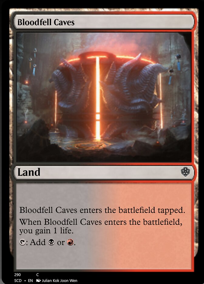 Bloodfell Caves [Starter Commander Decks] | Mindsight Gaming