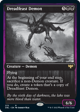 Dreadfeast Demon [Innistrad: Double Feature] | Mindsight Gaming