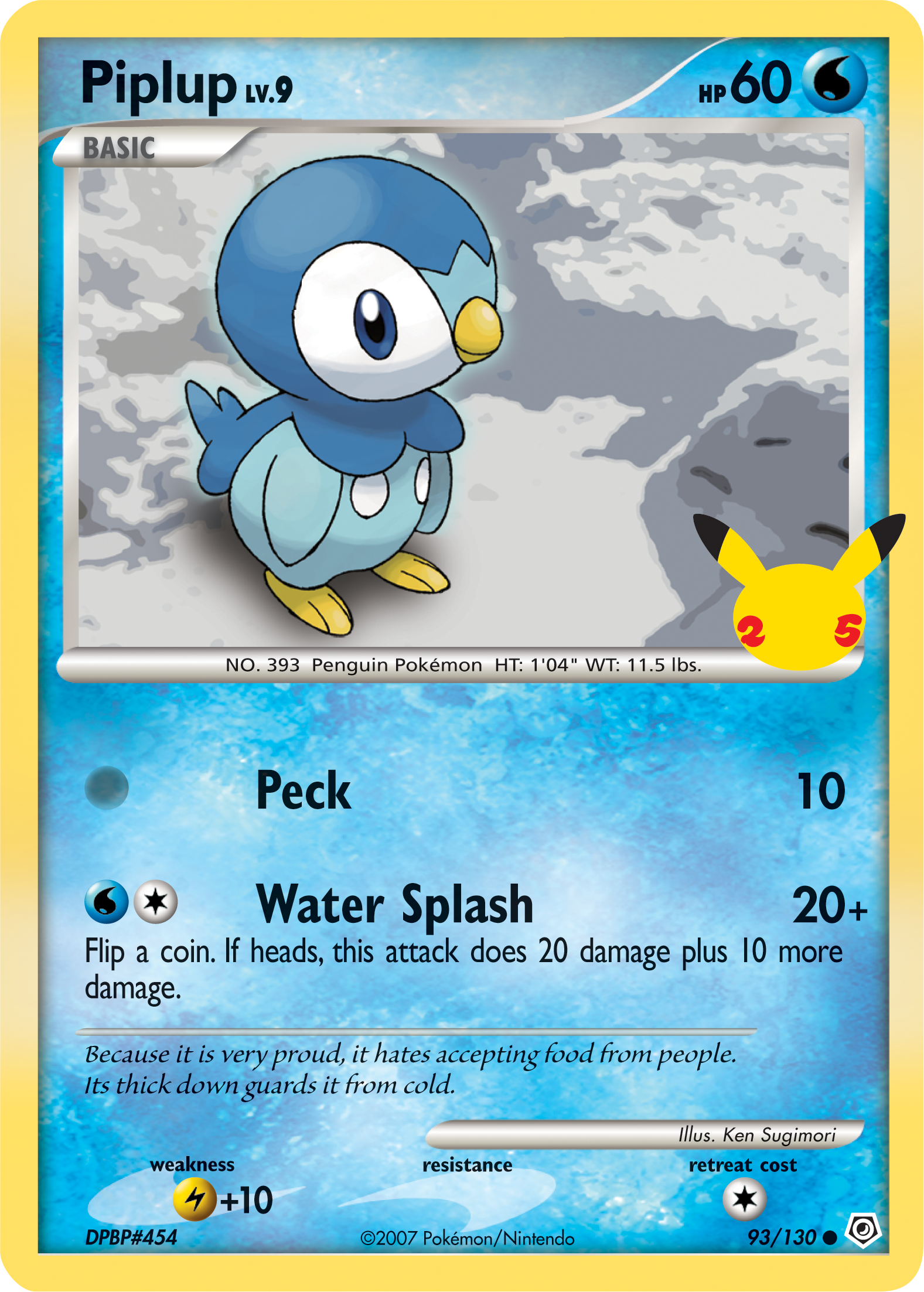 Piplup (93/130) [First Partner Pack] | Mindsight Gaming