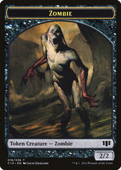 Ob Nixilis of the Black Oath Emblem // Zombie (016/036) Double-sided Token [Commander 2014 Tokens] | Mindsight Gaming