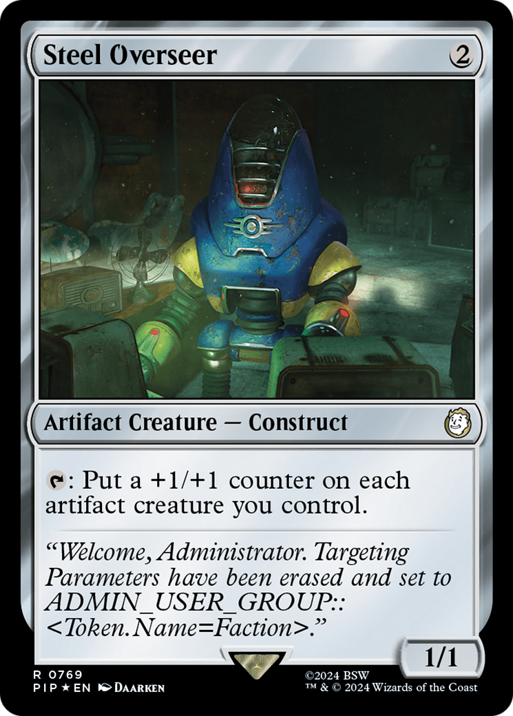 Steel Overseer (Surge Foil) [Fallout] | Mindsight Gaming