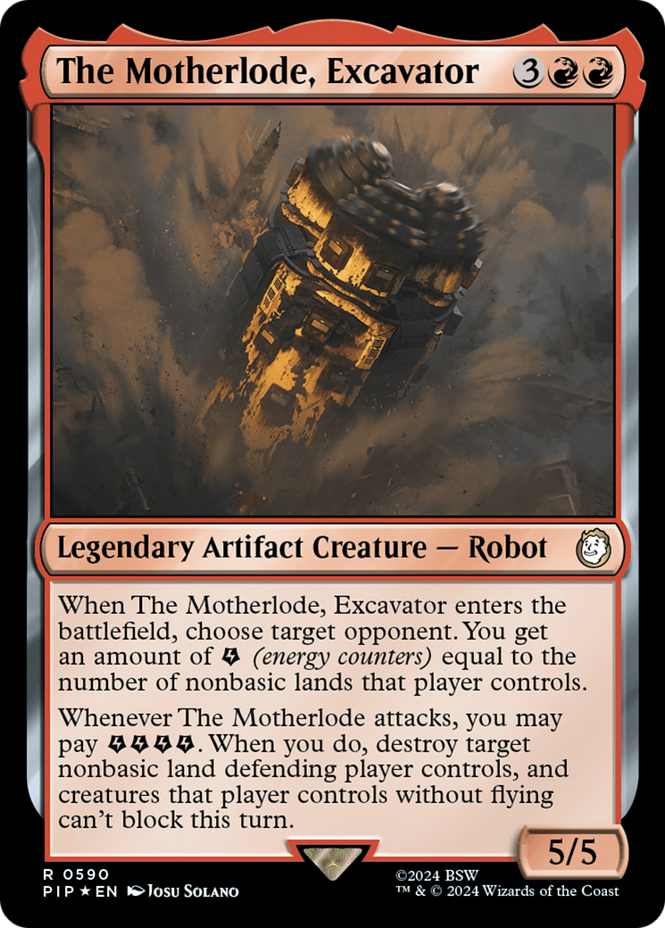 The Motherlode, Excavator (Surge Foil) [Fallout] | Mindsight Gaming