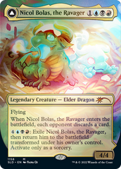 Nicol Bolas, the Ravager // Nicol Bolas, the Arisen (Borderless) [Secret Lair: From Cute to Brute] | Mindsight Gaming