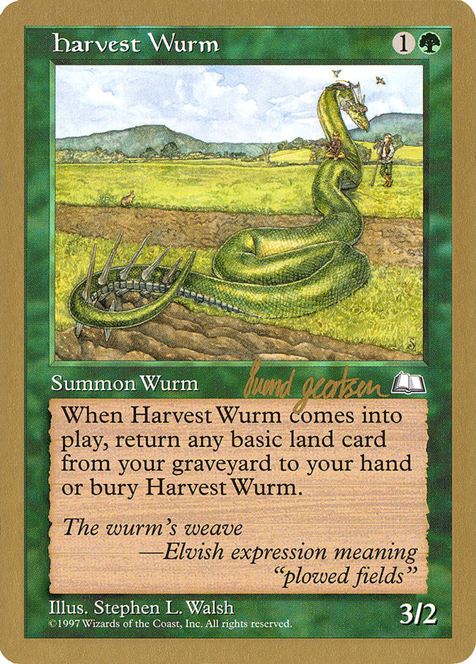 Harvest Wurm (Svend Geertsen) [World Championship Decks 1997] | Mindsight Gaming