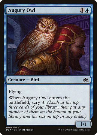 Augury Owl [Planechase Anthology] | Mindsight Gaming