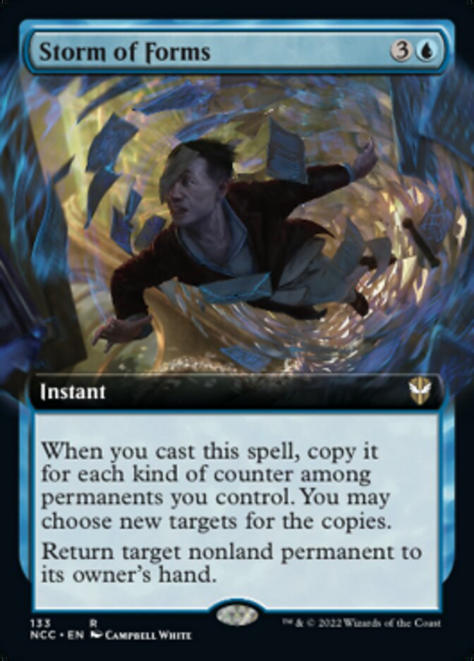 Storm of Forms (Extended Art) [Streets of New Capenna Commander] | Mindsight Gaming