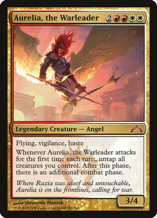 Aurelia, the Warleader [Gatecrash] | Mindsight Gaming