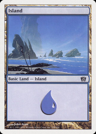 Island (336) [Eighth Edition] | Mindsight Gaming