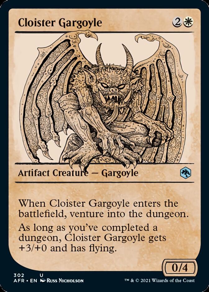 Cloister Gargoyle  (Showcase) [Dungeons & Dragons: Adventures in the Forgotten Realms] | Mindsight Gaming