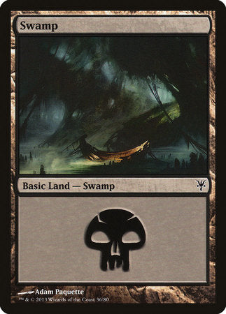 Swamp (36) [Duel Decks: Sorin vs. Tibalt] | Mindsight Gaming