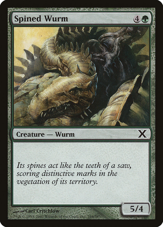 Spined Wurm [Tenth Edition] | Mindsight Gaming