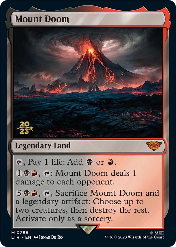 Mount Doom [The Lord of the Rings: Tales of Middle-Earth Prerelease Promos] | Mindsight Gaming