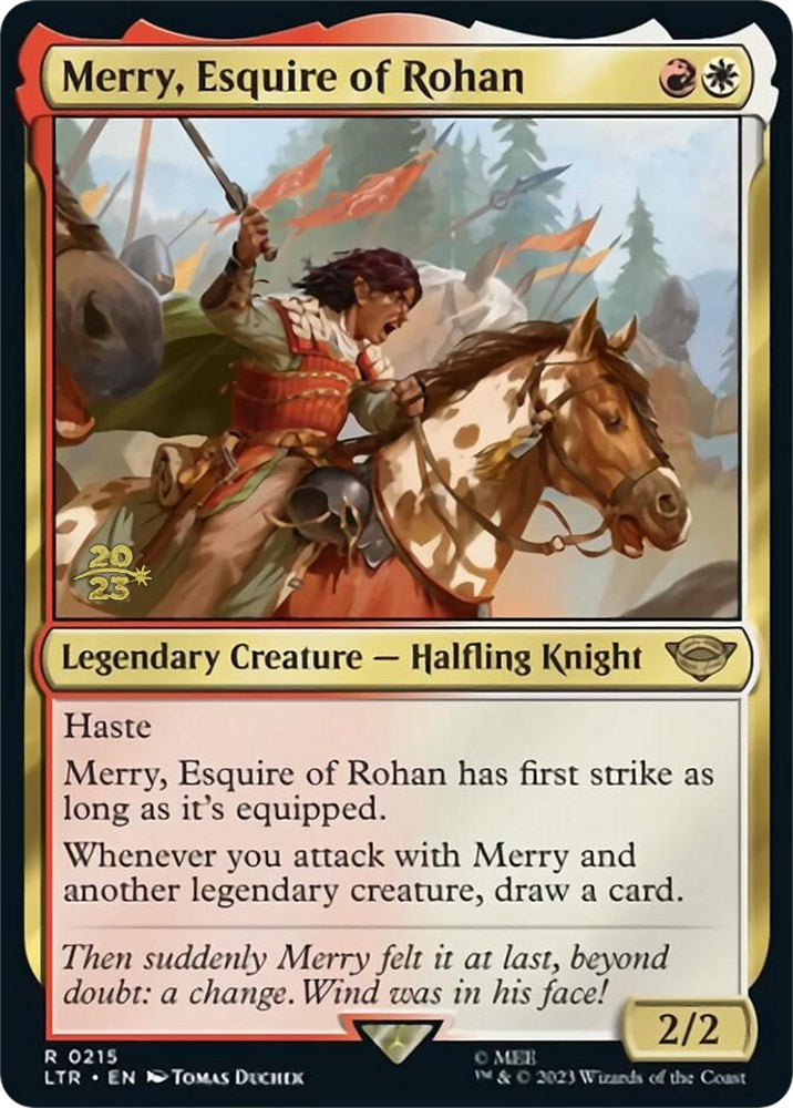 Merry, Esquire of Rohan [The Lord of the Rings: Tales of Middle-Earth Prerelease Promos] | Mindsight Gaming