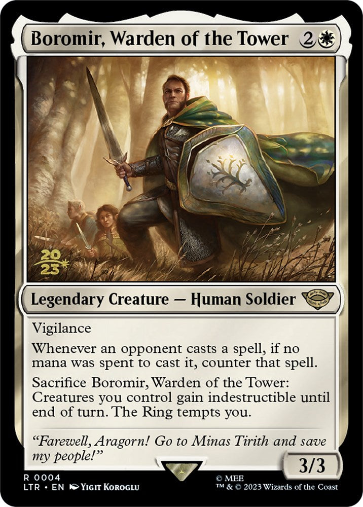 Boromir, Warden of the Tower [The Lord of the Rings: Tales of Middle-Earth Prerelease Promos] | Mindsight Gaming