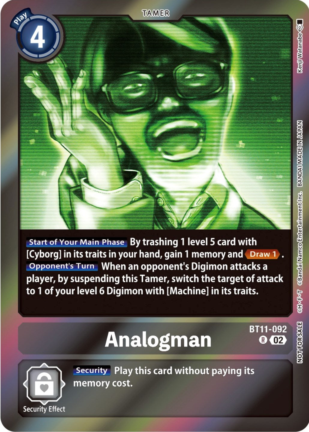 Analogman [BT11-092] (Event Pack 5) [Dimensional Phase Promos] | Mindsight Gaming
