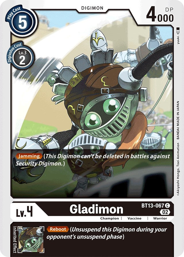 Gladimon [BT13-067] [Versus Royal Knights Booster] | Mindsight Gaming