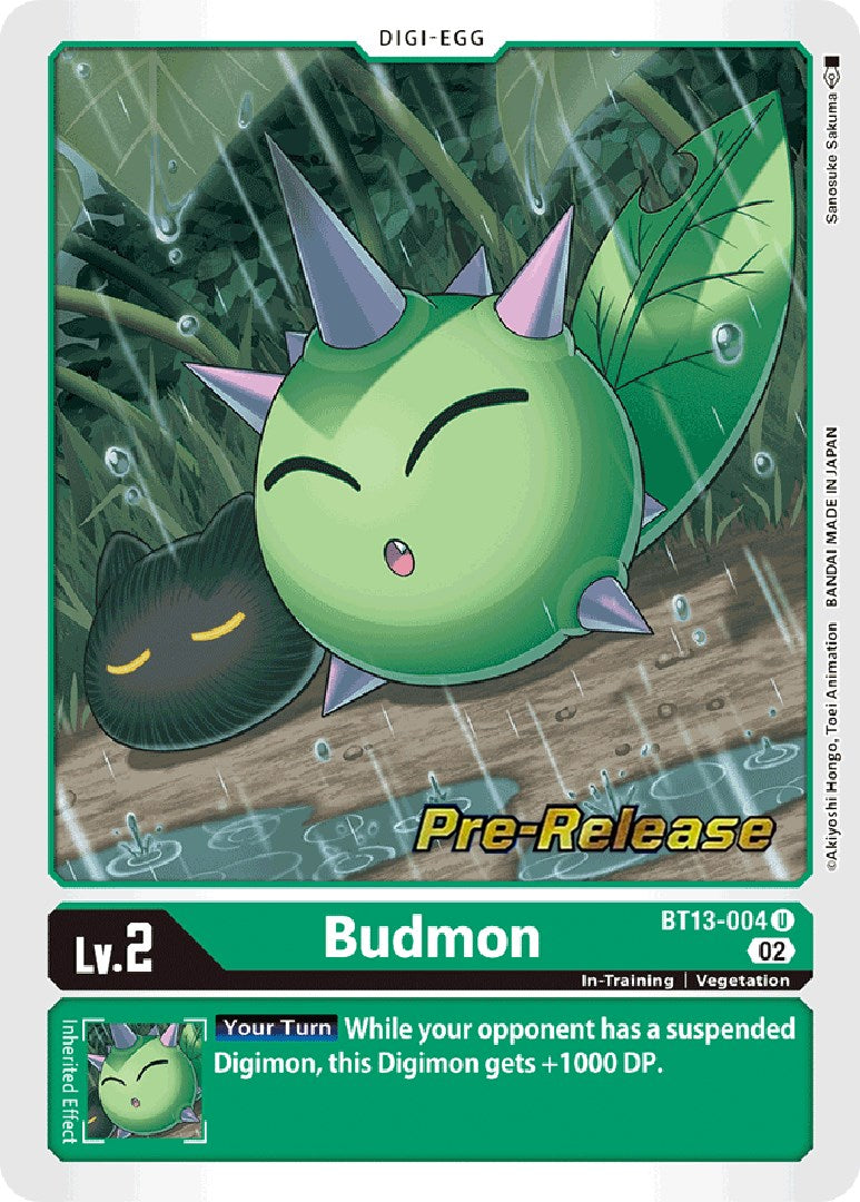 Budmon [BT13-004] [Versus Royal Knight Booster Pre-Release Cards] | Mindsight Gaming