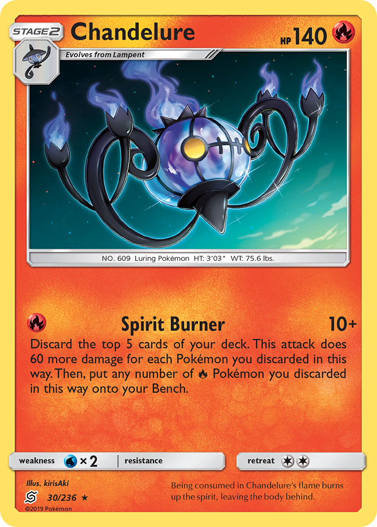 Chandelure (30/236) [Sun & Moon: Unified Minds] | Mindsight Gaming