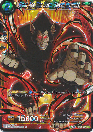 Great Ape Son Goku, Saiyan Instincts (DB1-064) [Dragon Brawl] | Mindsight Gaming