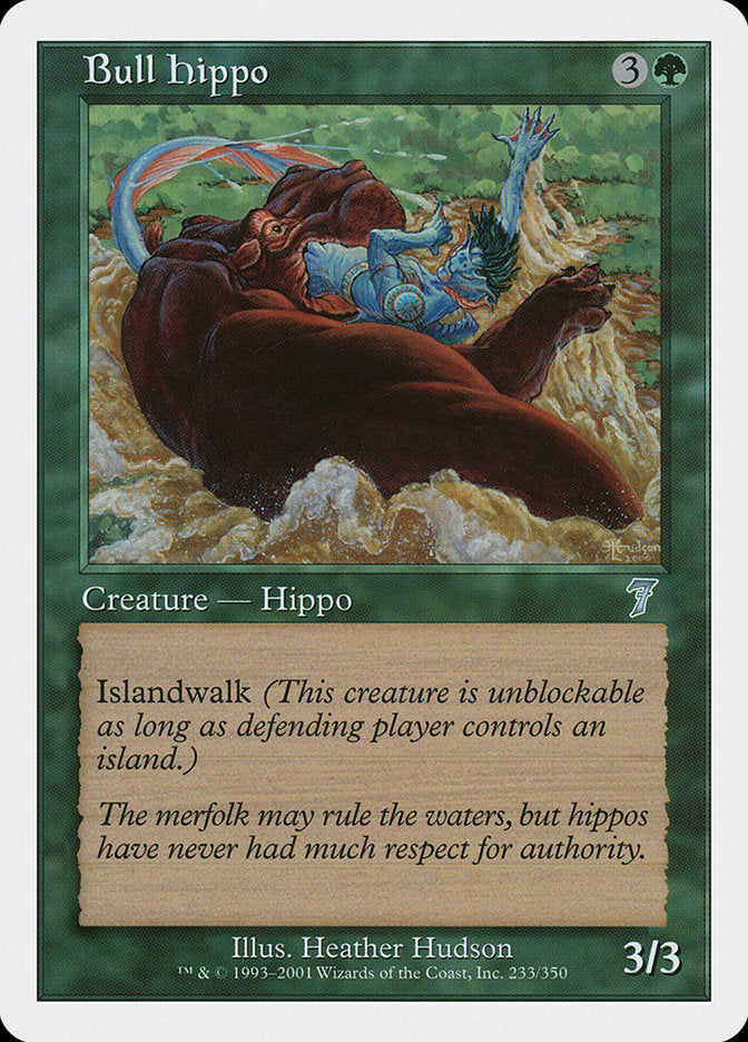 Bull Hippo [Seventh Edition] | Mindsight Gaming