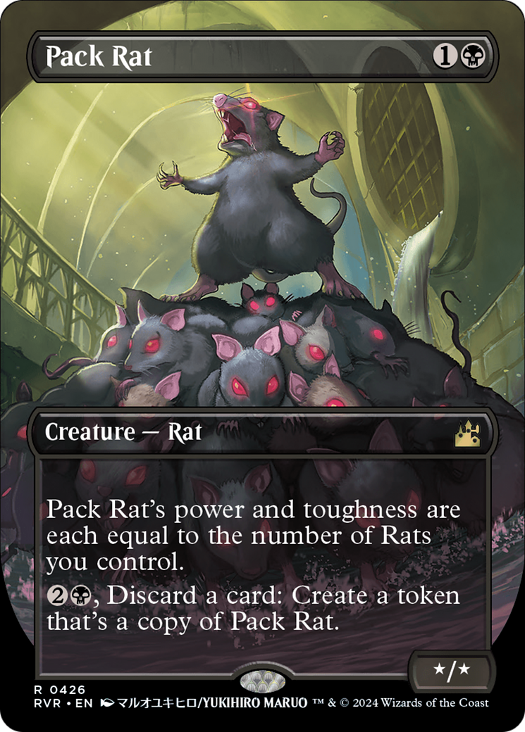 Pack Rat (Anime Borderless) [Ravnica Remastered] | Mindsight Gaming