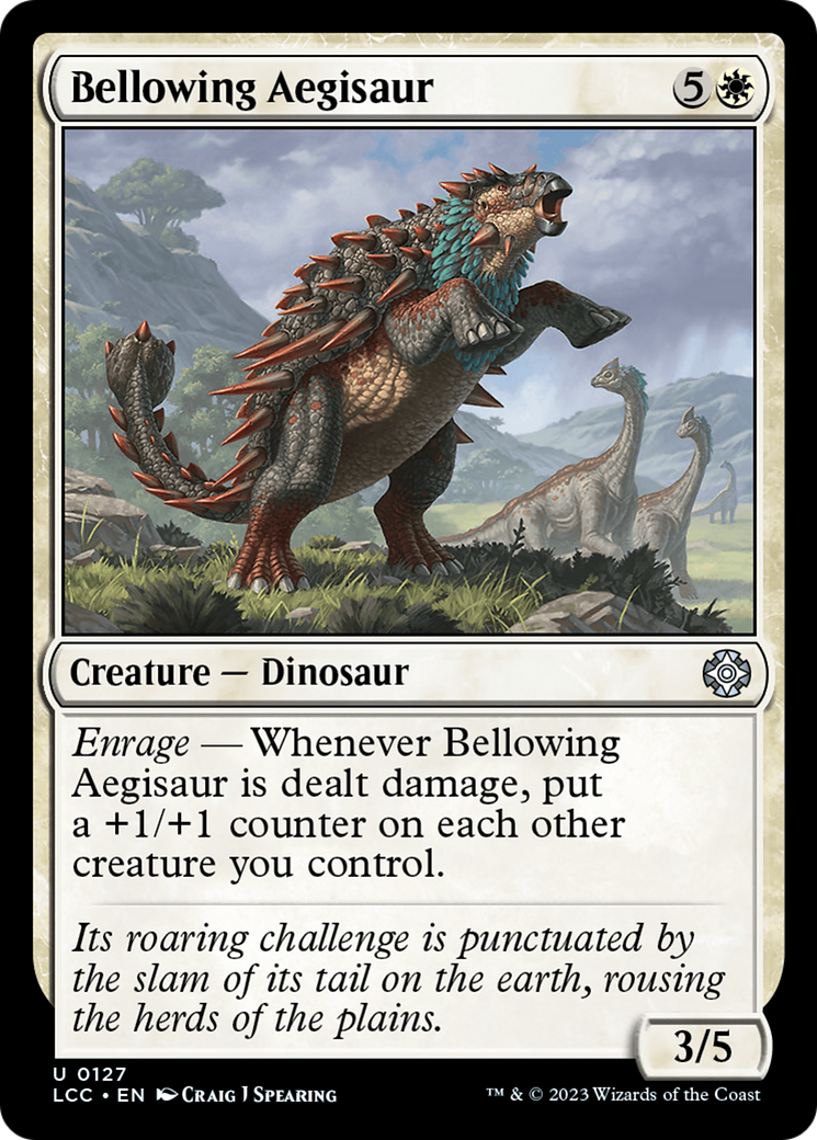 Bellowing Aegisaur [The Lost Caverns of Ixalan Commander] | Mindsight Gaming
