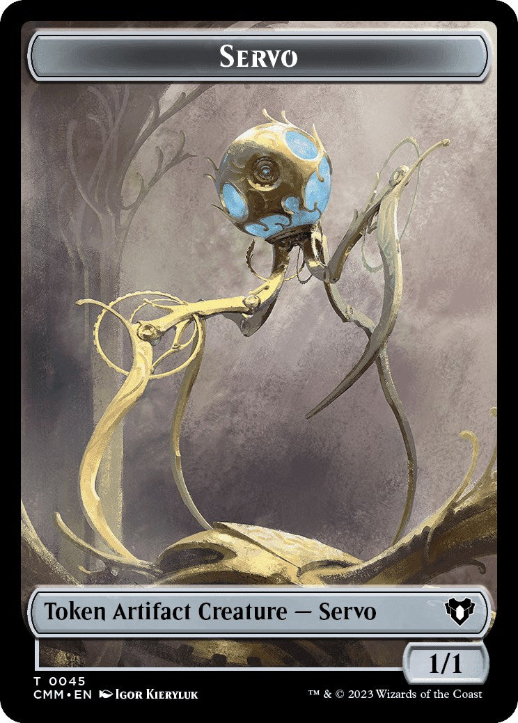 Servo // Construct (0041) Double-Sided Token [Commander Masters Tokens] | Mindsight Gaming