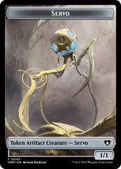 Servo // Thrull Double-Sided Token [Commander Masters Tokens] | Mindsight Gaming