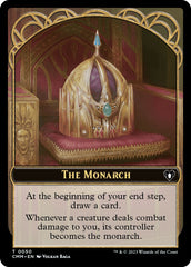 The Monarch // Elf Druid Double-Sided Token [Commander Masters Tokens] | Mindsight Gaming