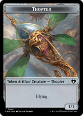 Thopter // Bird Illusion Double-Sided Token [Commander Masters Tokens] | Mindsight Gaming