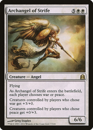 Archangel of Strife [Commander 2011] | Mindsight Gaming