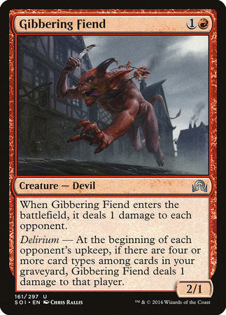 Gibbering Fiend [Shadows over Innistrad] | Mindsight Gaming