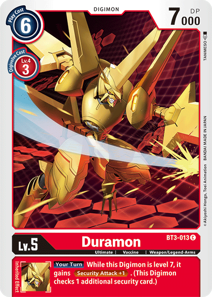 Duramon [BT3-013] [Release Special Booster Ver.1.5] | Mindsight Gaming