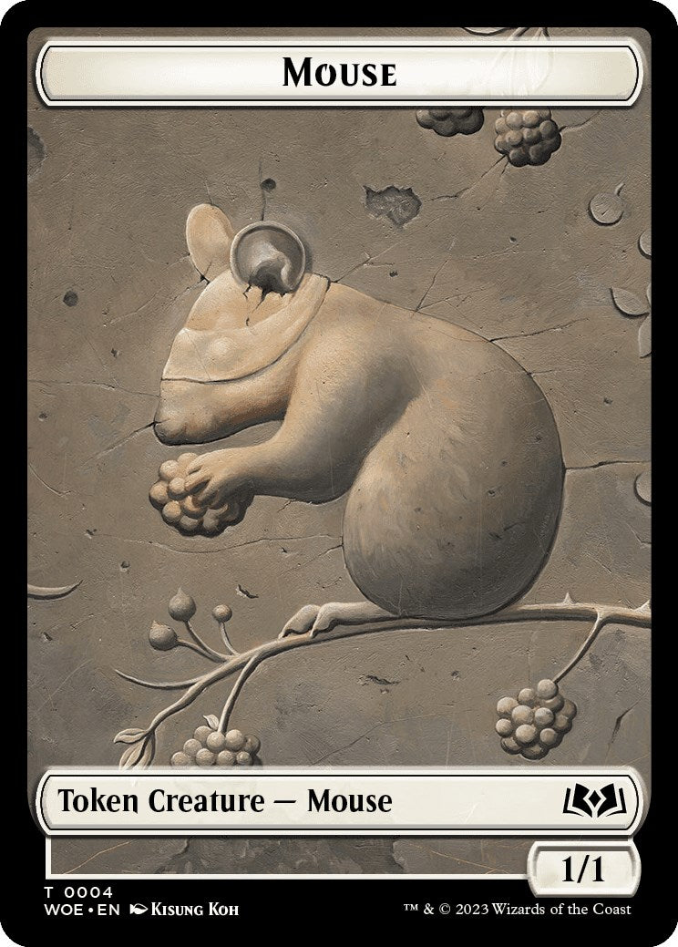 Mouse Token [Wilds of Eldraine Tokens] | Mindsight Gaming