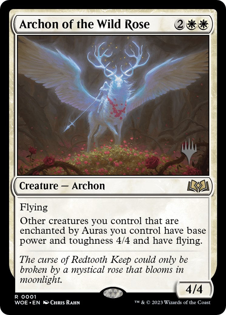 Archon of the Wild Rose (Promo Pack) [Wilds of Eldraine Promos] | Mindsight Gaming