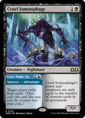 Cruel Somnophage // Can't Wake Up (Promo Pack) [Wilds of Eldraine Promos] | Mindsight Gaming