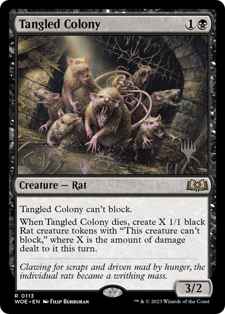 Tangled Colony (Promo Pack) [Wilds of Eldraine Promos] | Mindsight Gaming