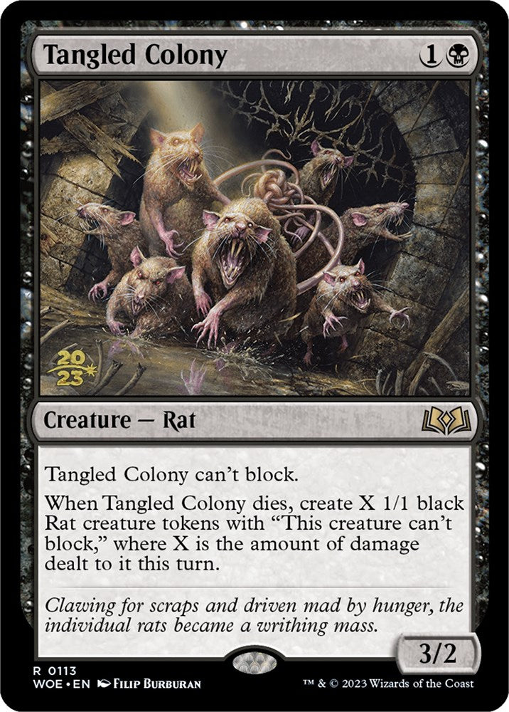 Tangled Colony [Wilds of Eldraine Prerelease Promos] | Mindsight Gaming