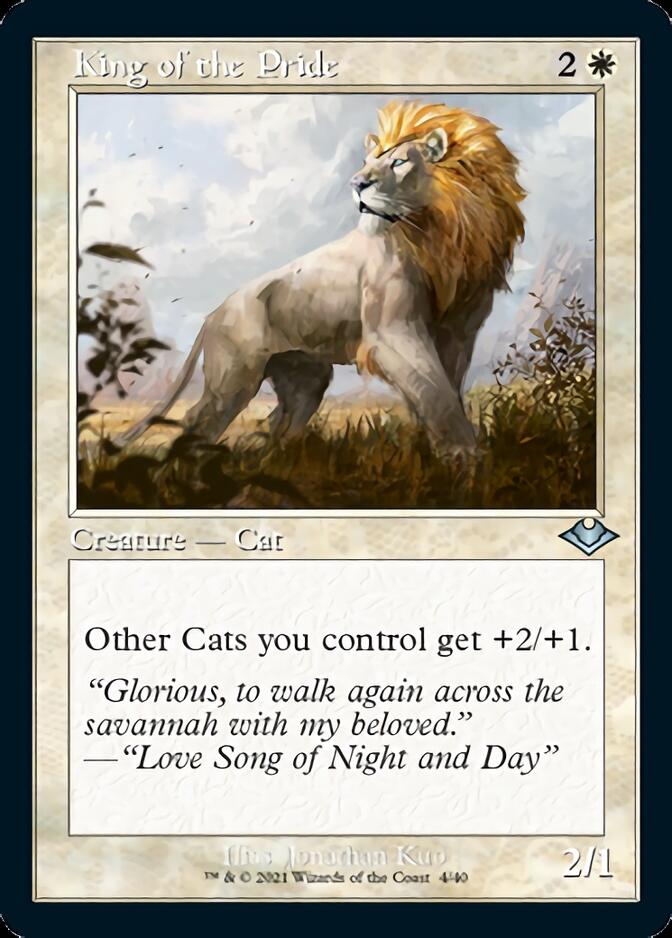 King of the Pride (Retro Foil Etched) [Modern Horizons 2] | Mindsight Gaming