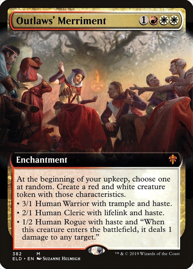 Outlaws' Merriment (Extended Art) [Throne of Eldraine] | Mindsight Gaming
