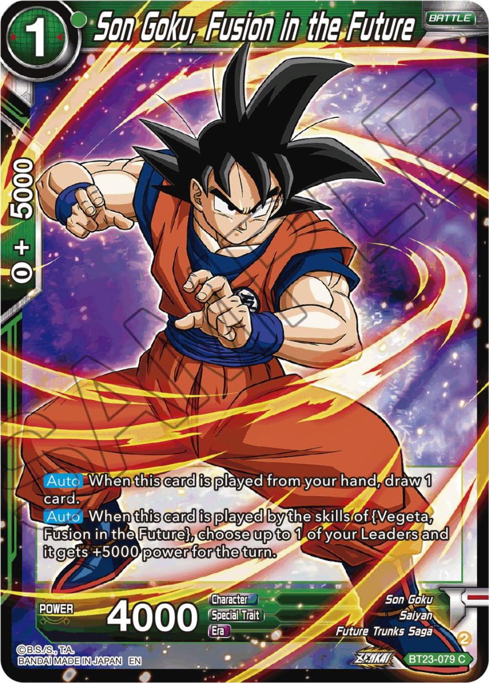 Son Goku, Fusion in the Future (BT23-079) [Perfect Combination] | Mindsight Gaming