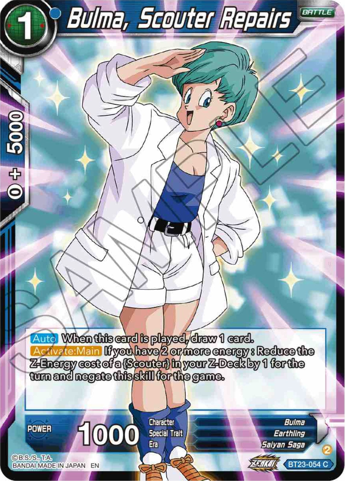 Bulma, Scouter Repairs (BT23-054) [Perfect Combination] | Mindsight Gaming