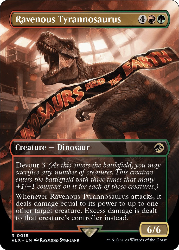 Ravenous Tyrannosaurus (Borderless) [Jurassic World Collection] | Mindsight Gaming