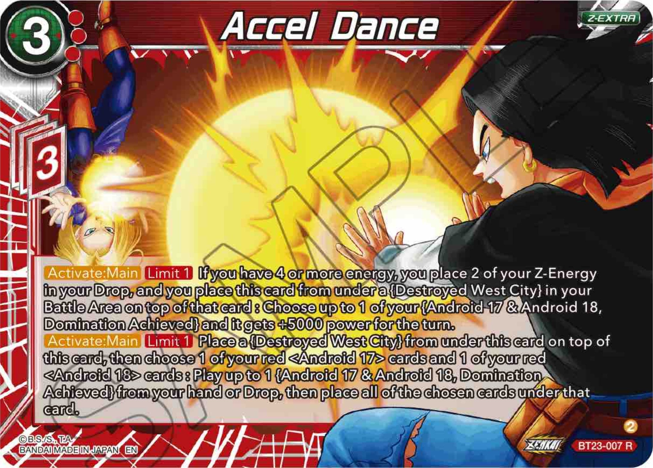 Accel Dance (BT23-007) [Perfect Combination] | Mindsight Gaming